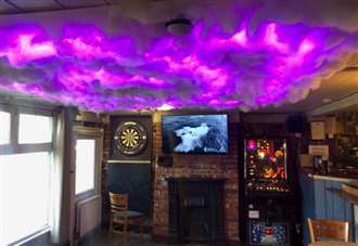 ‘I’ve been in loads of pubs but never seen one with a ceiling like this’