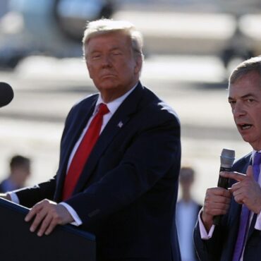 Farage says Zelenskyy is not a dictator – and calls UK and Europe ‘irrelevant’ in Ukraine peace talks