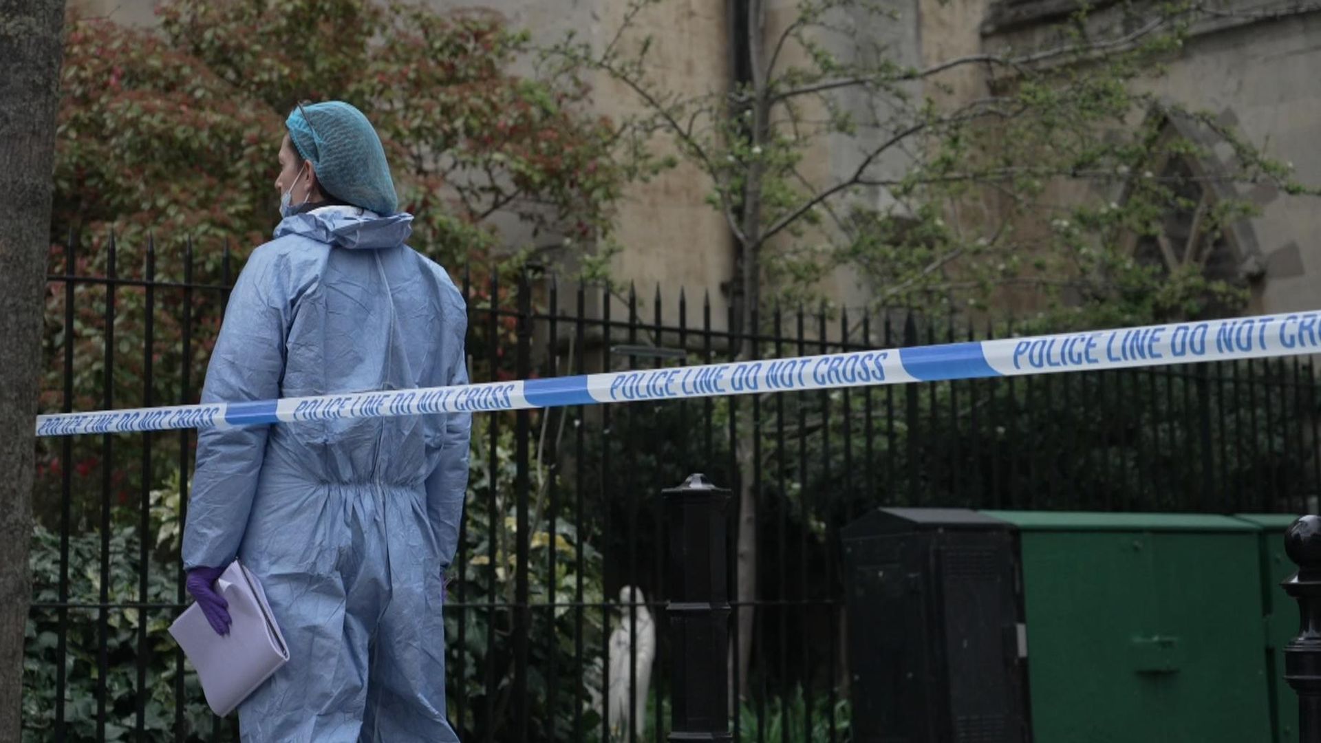 Police give update after newborn baby found dead outside church
