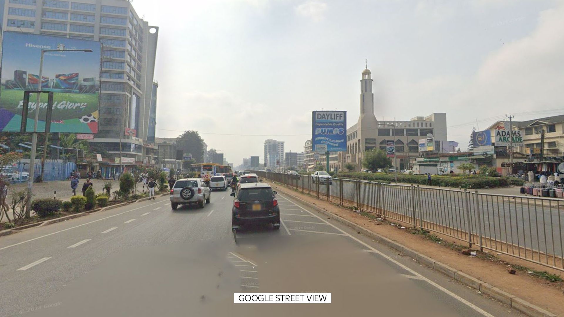 British man dies after being hit by Kenyan president’s motorcade – as driver arrested