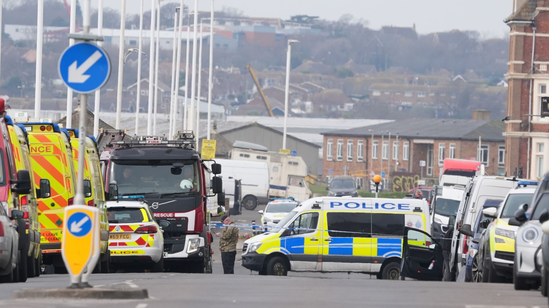 Man arrested after ‘life-threatening’ explosive chemicals found in seaside town