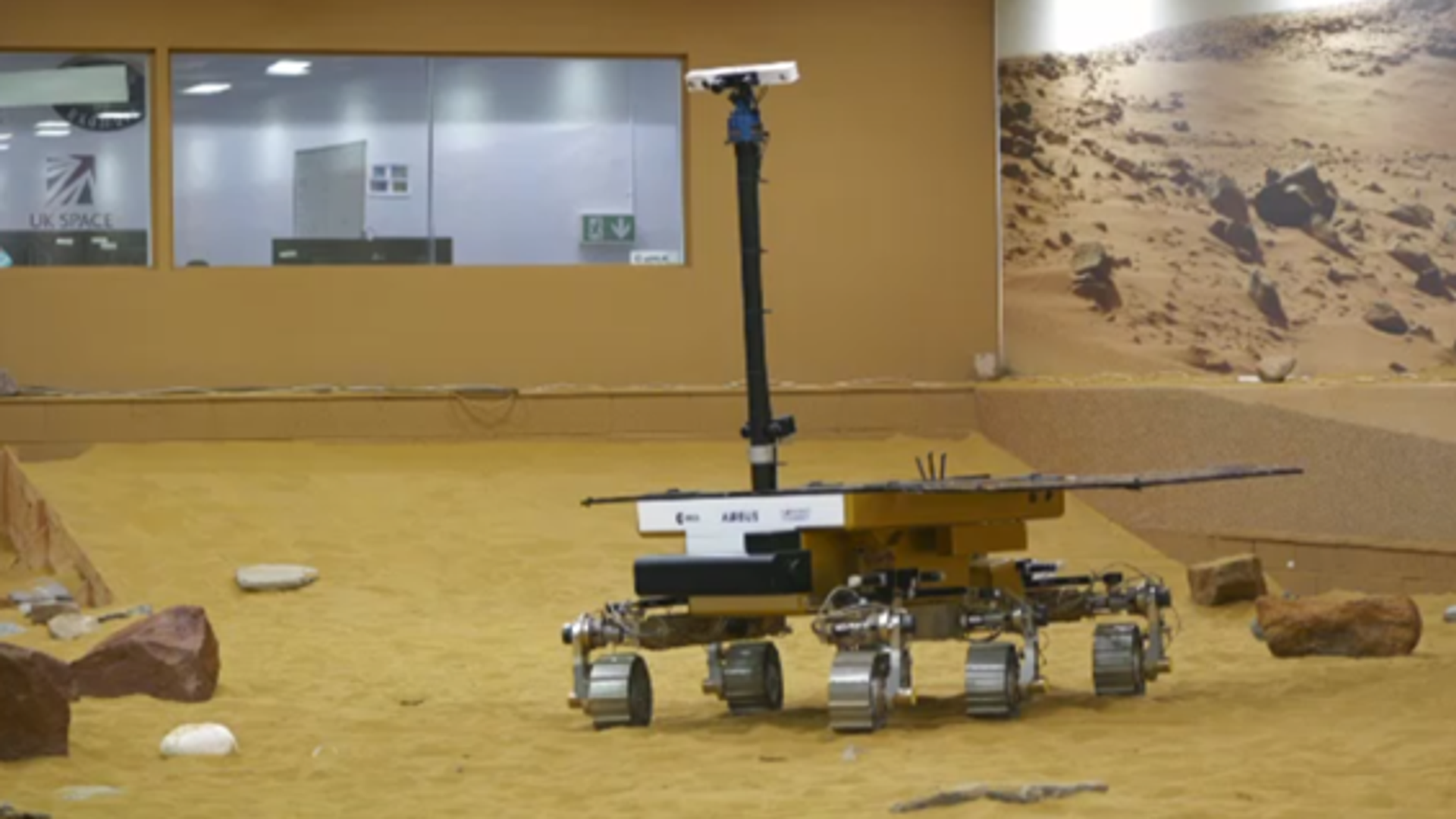 British-built Mars rover stuck on Earth looks set for space