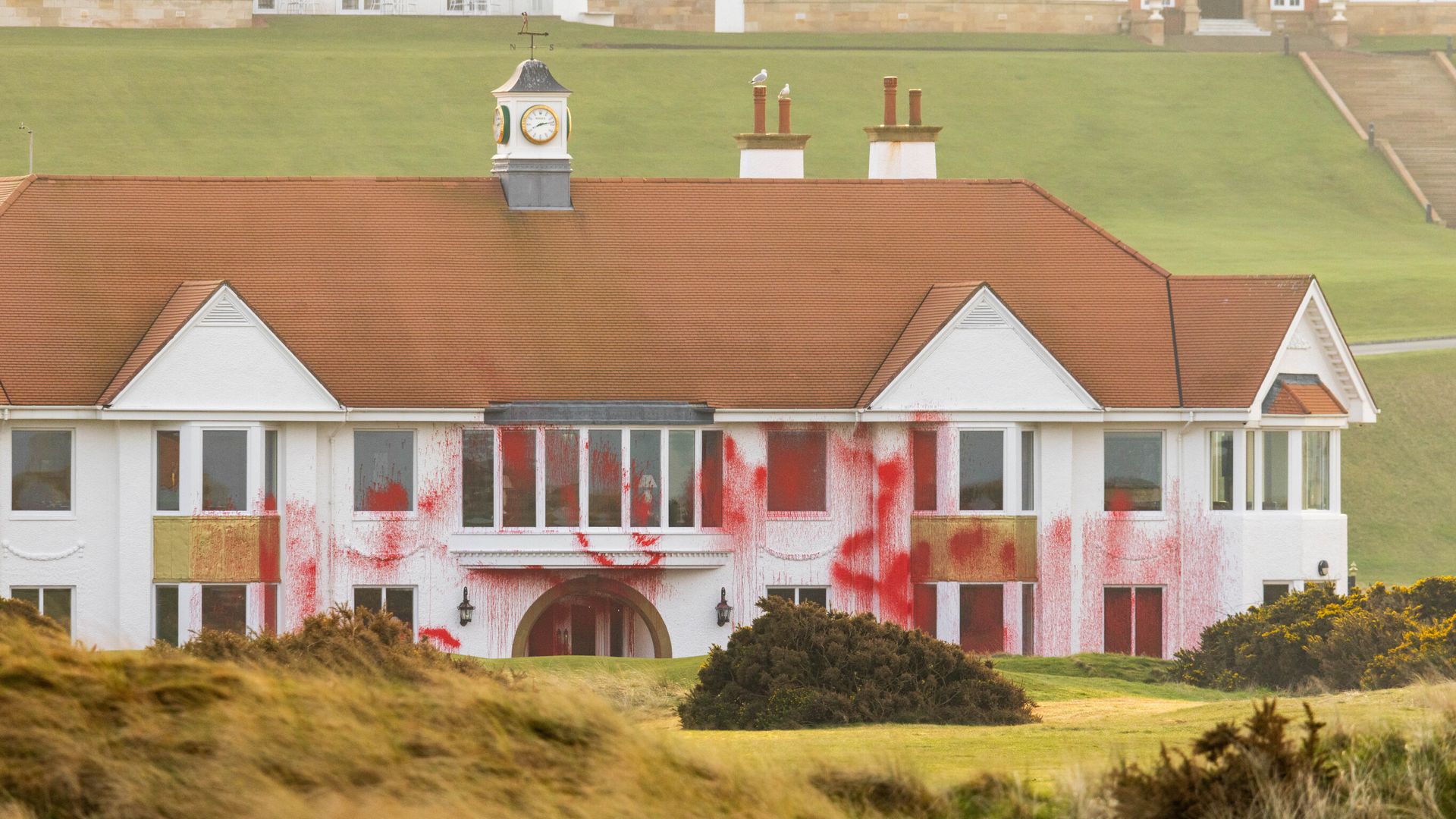 Man in court charged with malicious mischief over damage to Trump golf resort