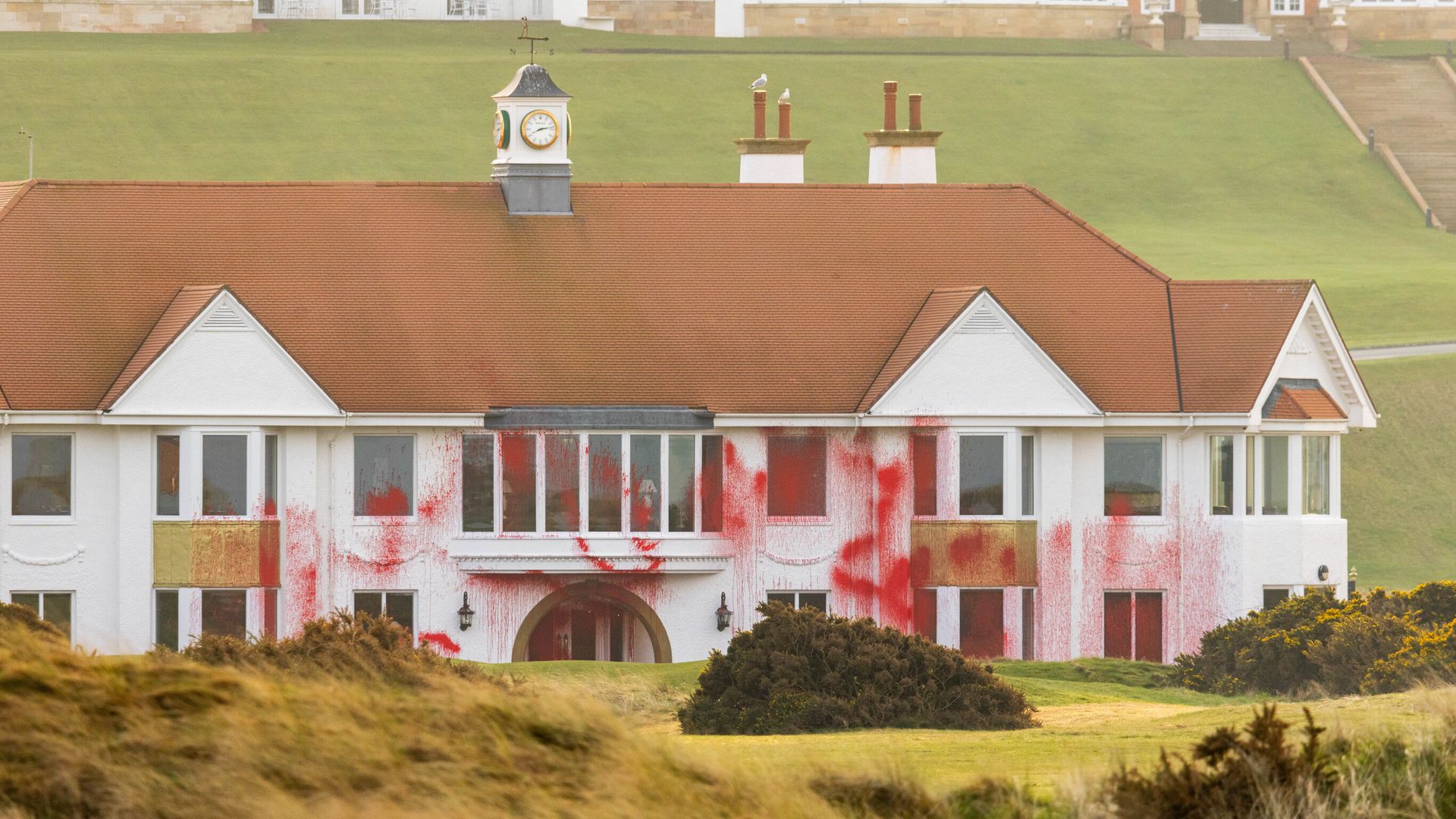 Man, 75, and woman, 66, arrested in probe into vandalism at Trump golf course
