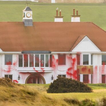 Man charged over vandalism at Trump golf course in Scotland