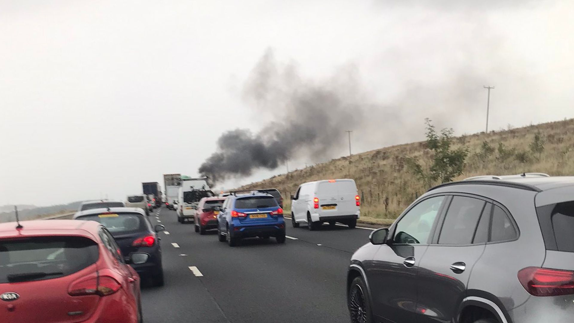 Boy saved from burning car after deadly crash caused by suicidal ex-pilot, inquest hears