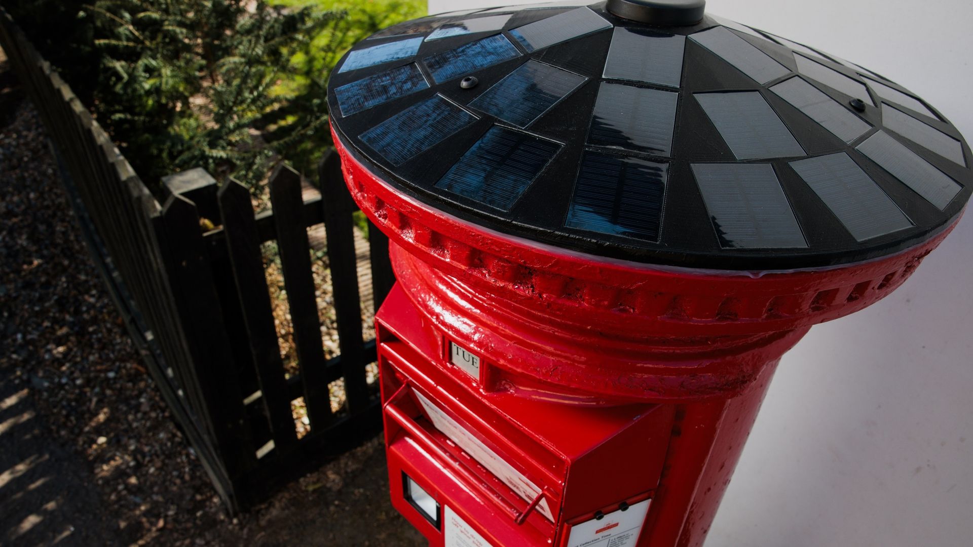 Postboxes upgraded with solar panels in high-tech parcel trial