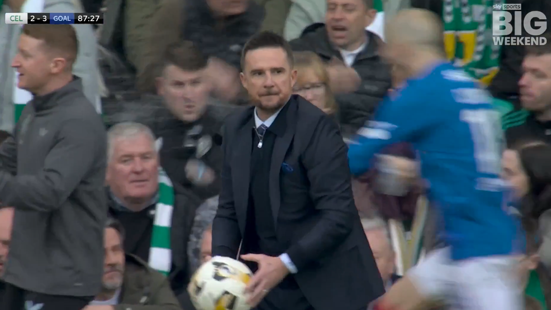 Police reach decision over Old Firm derby water bottle incident