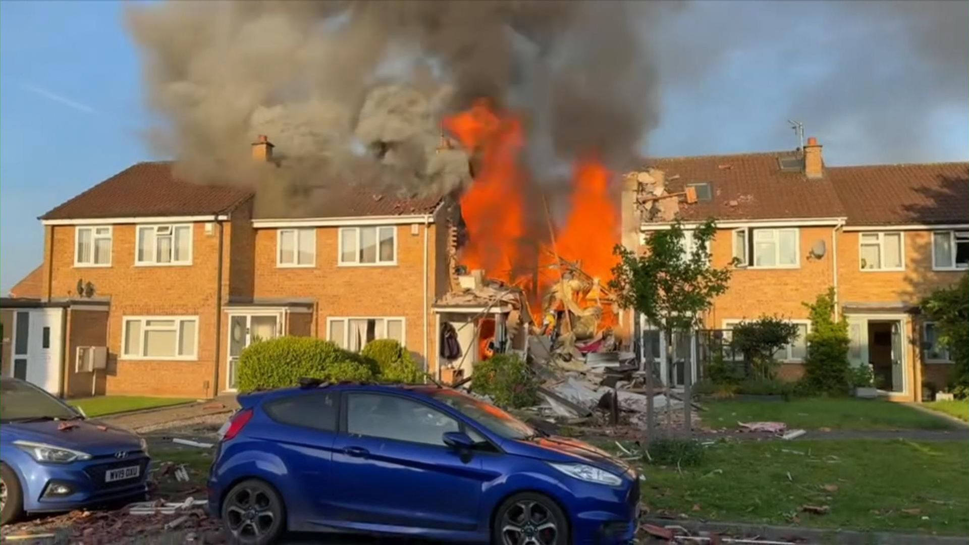 House destroyed after explosion