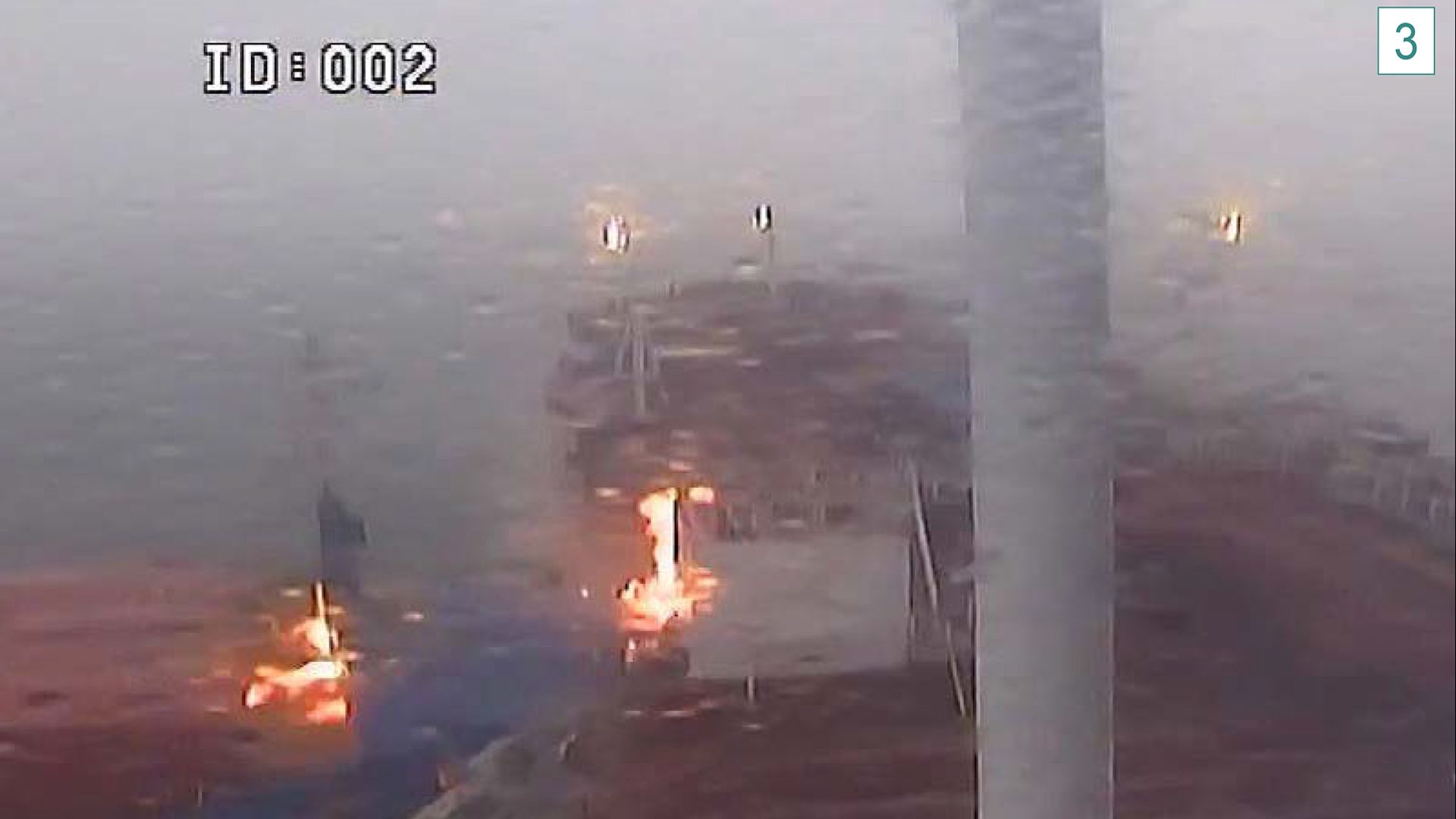 New photos show moment of North Sea crash – as report says neither ship had ‘dedicated lookout’