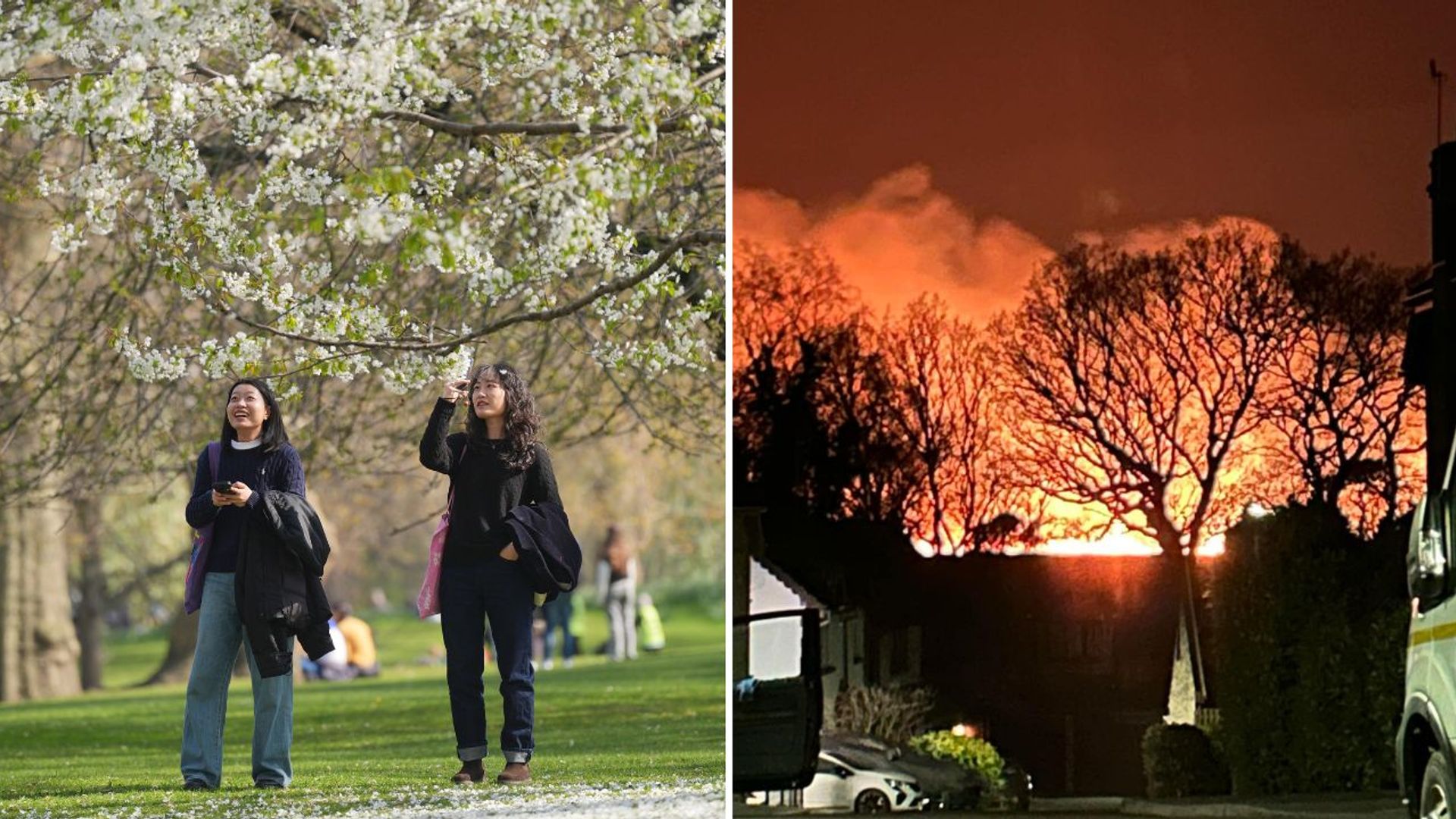‘Avoid BBQs in parks,’ people warned – amid ‘severe’ wildfire rating
