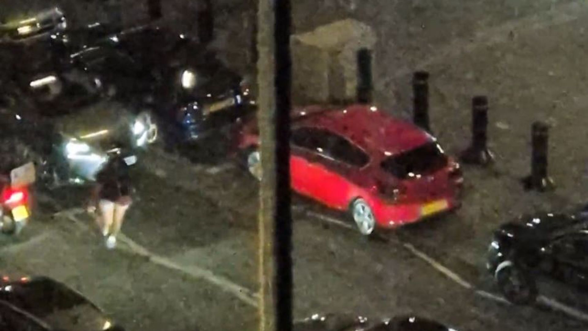 Dancing woman carried on car bonnet for 30 yards in hit-and-run crash