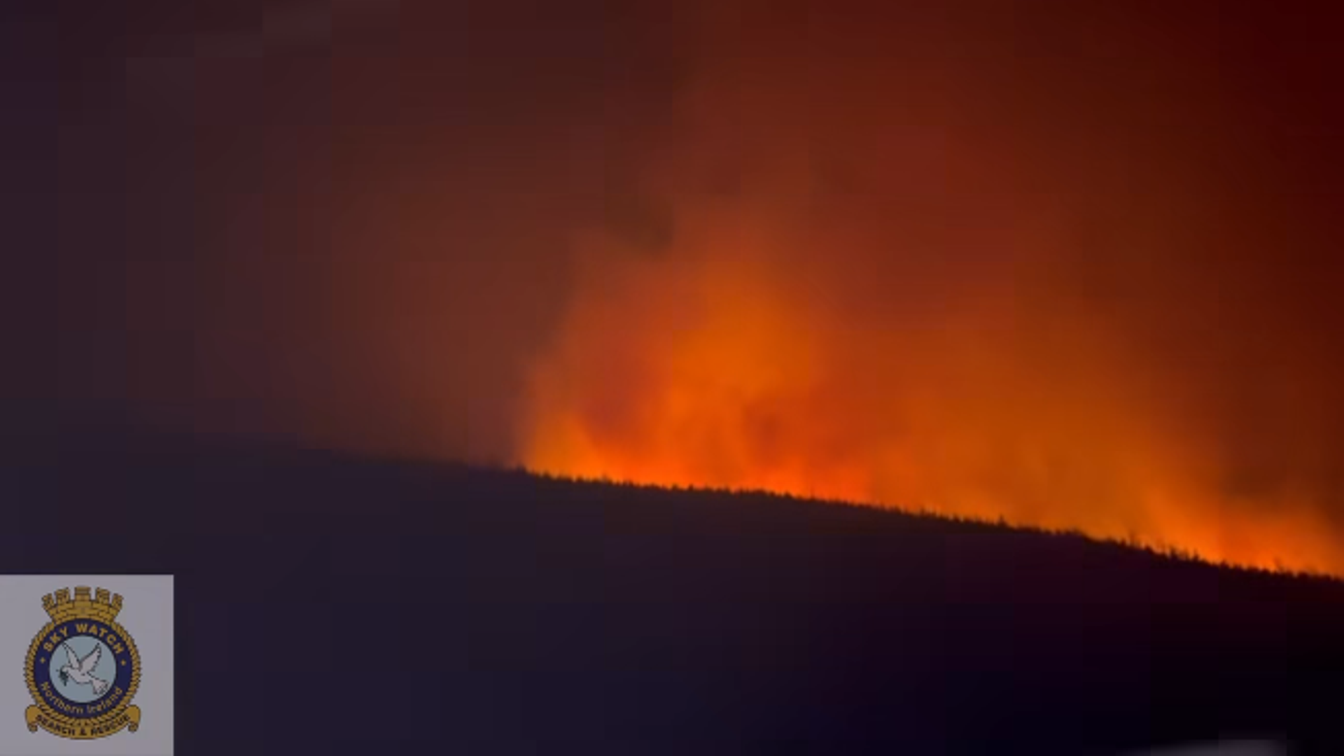 ‘Major incident’ declared in Northern Ireland as wildfire breaks out amid dry and warm weather