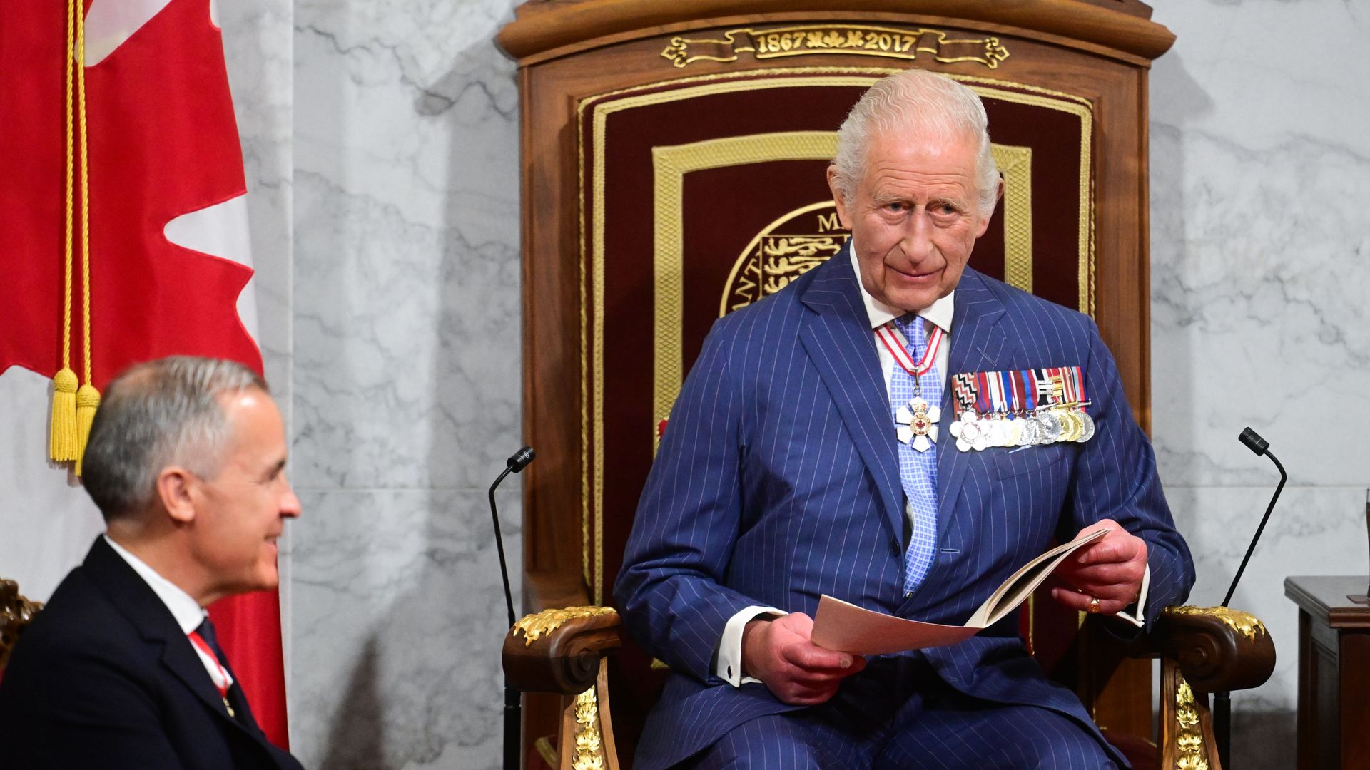 King says Canada will remain ‘strong and free’ despite facing ‘unprecedented’ challenges