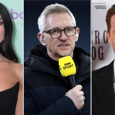 Dua Lipa, Gary Lineker, and Benedict Cumberbatch join figures urging PM to ‘end UK complicity’ in Gaza