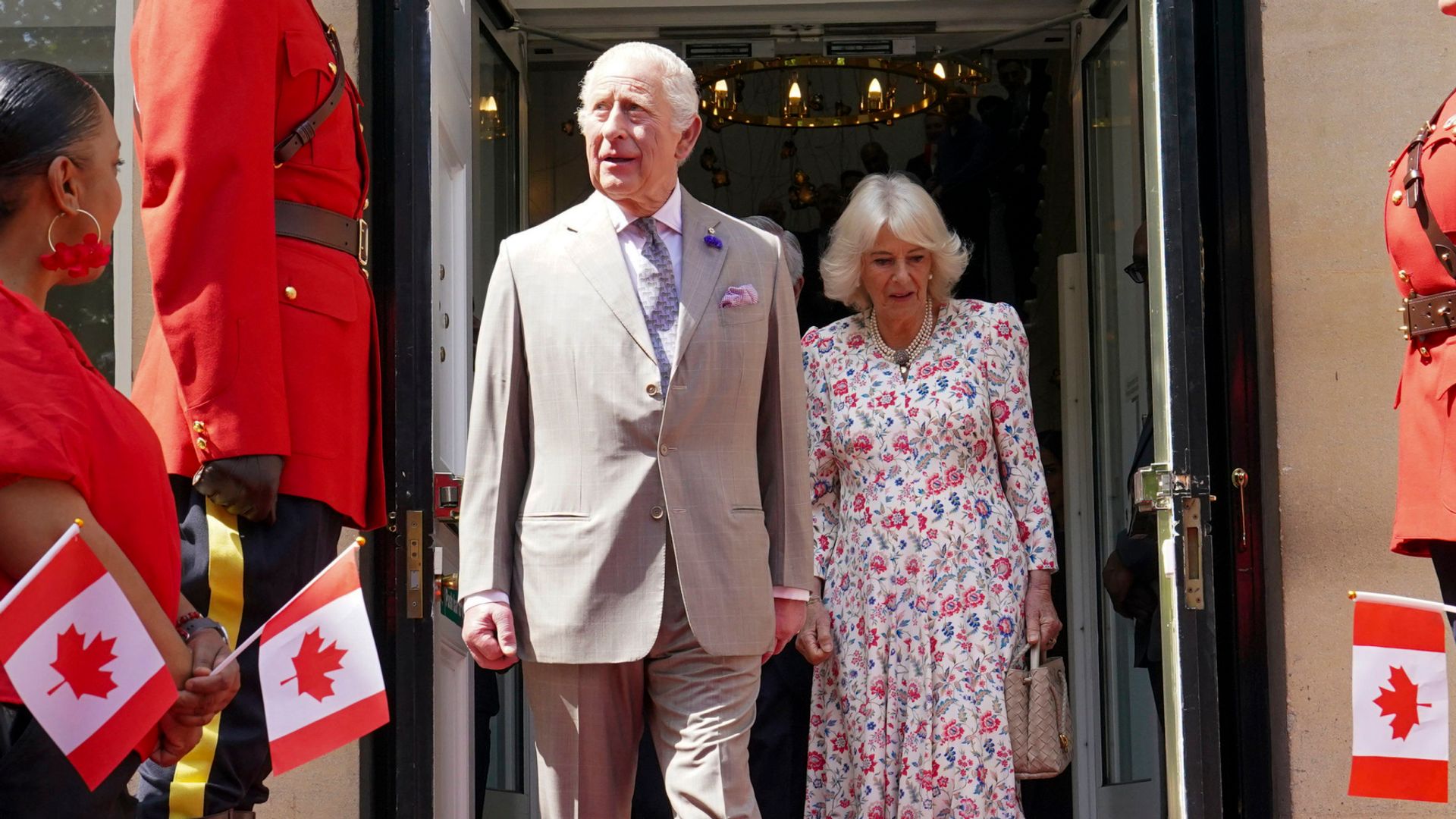 ‘Momentous occasion’ as King heads for Canada