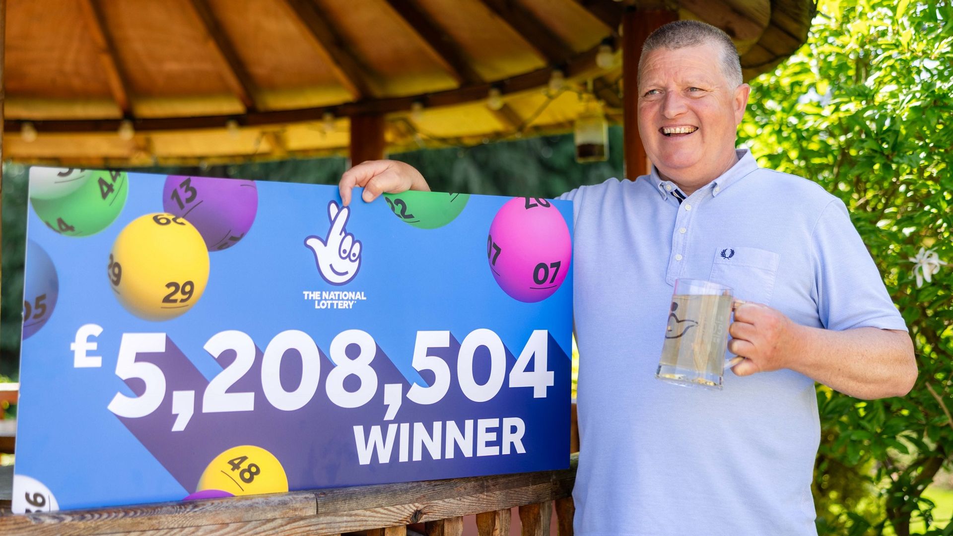 Lottery winner celebrates £5.2m win with surprising first purchase