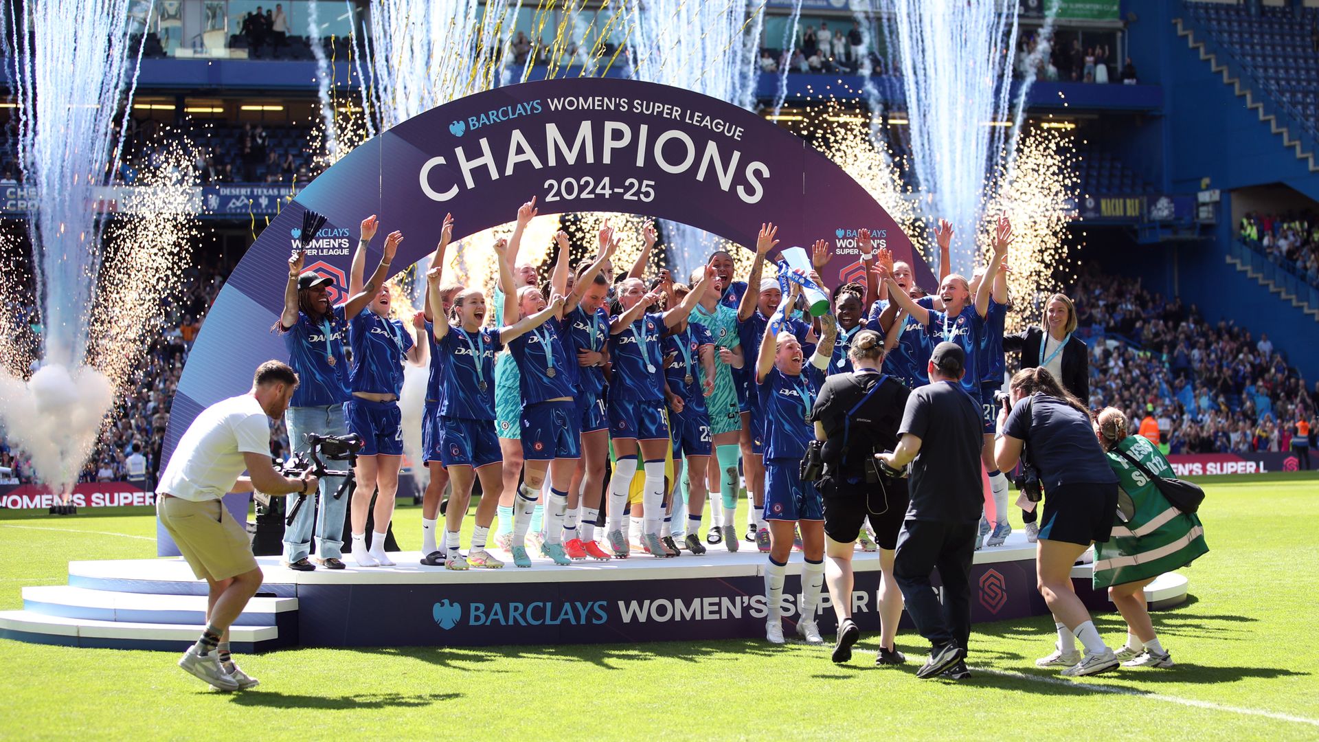 Chelsea make history as the first team to win WSL with unbeaten streak