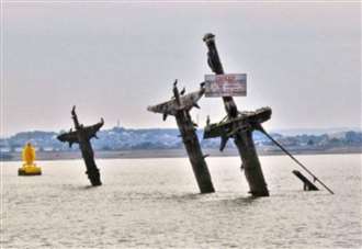 Bomb wreck off coast ‘could be targeted by hostile state’