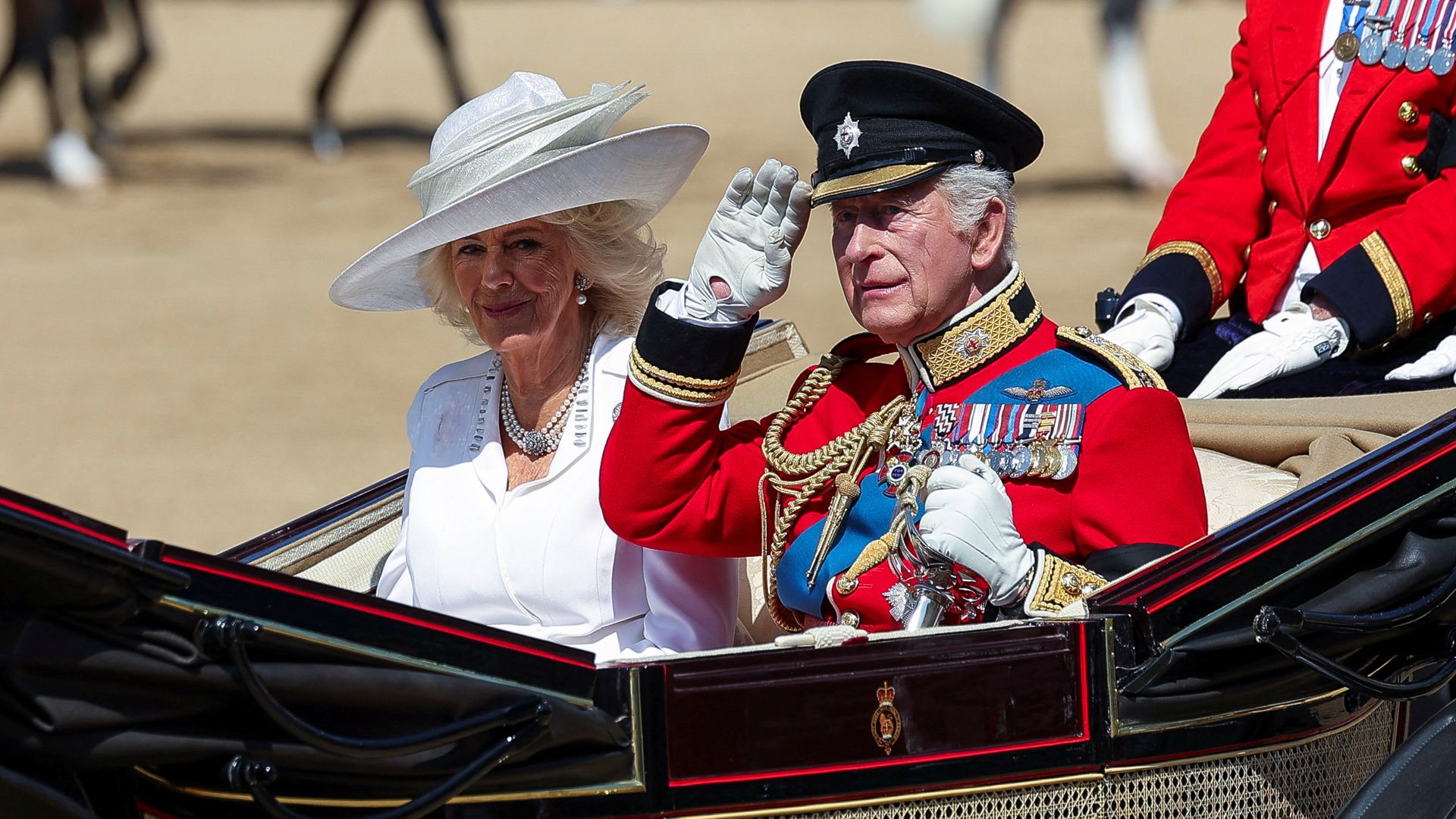 See the best pictures from Trooping the Colour – as King pays tribute to plane crash victims