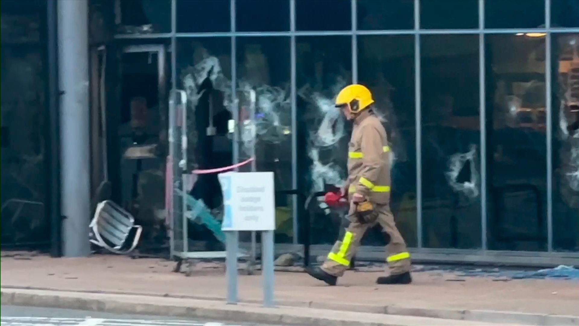 Charges over Ballymena riots as centre housing foreign families attacked
