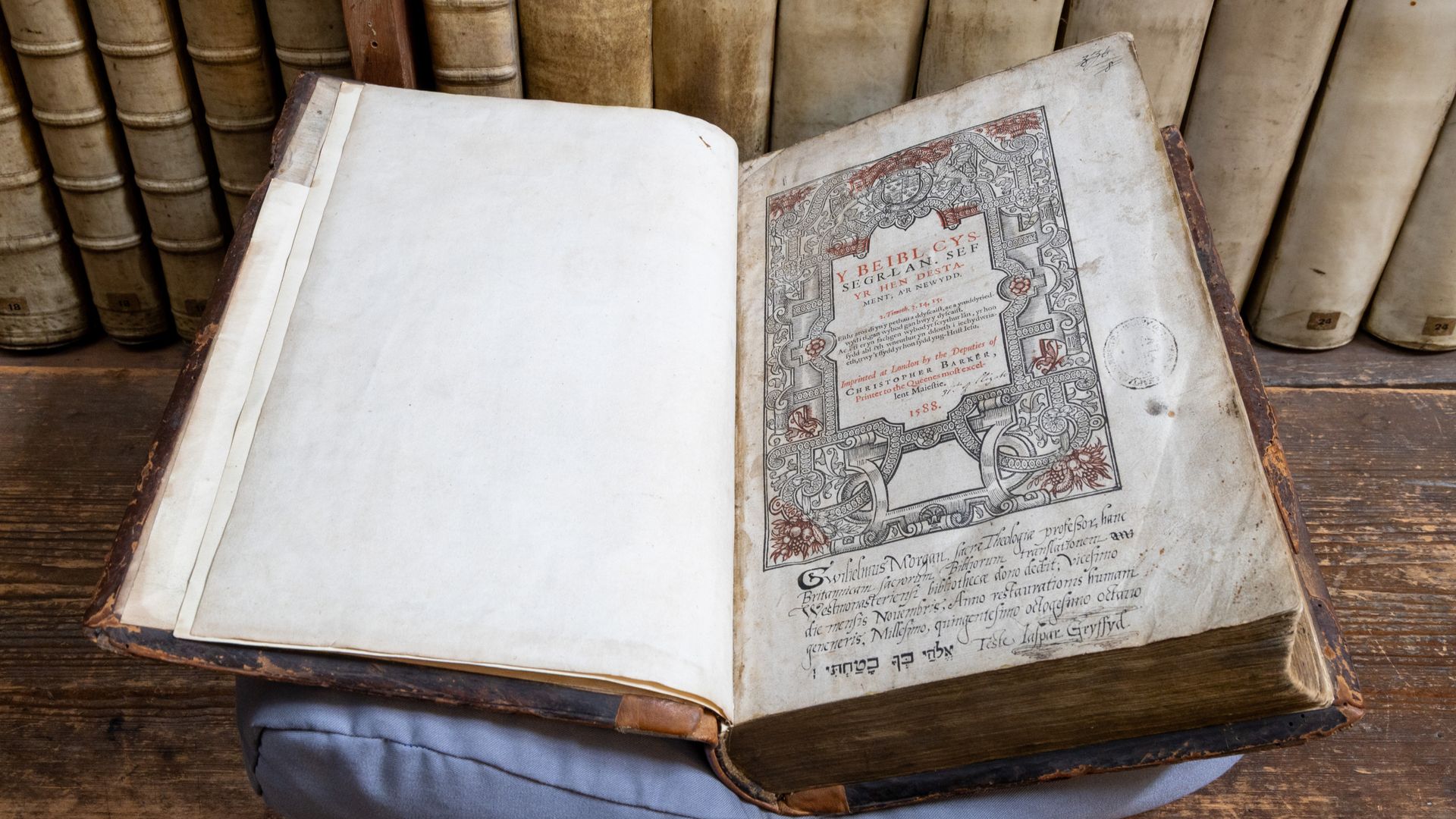 Rare 1588 Welsh Bible to go on public display in Wales for first time