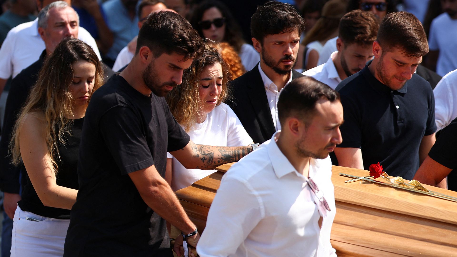 Porto suburb’s saddest day – as Diogo Jota and his brother are laid to rest