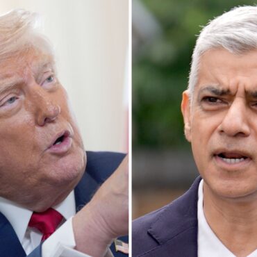 ‘A nasty person’: Trump reignites row with Sadiq Khan as Starmer responds