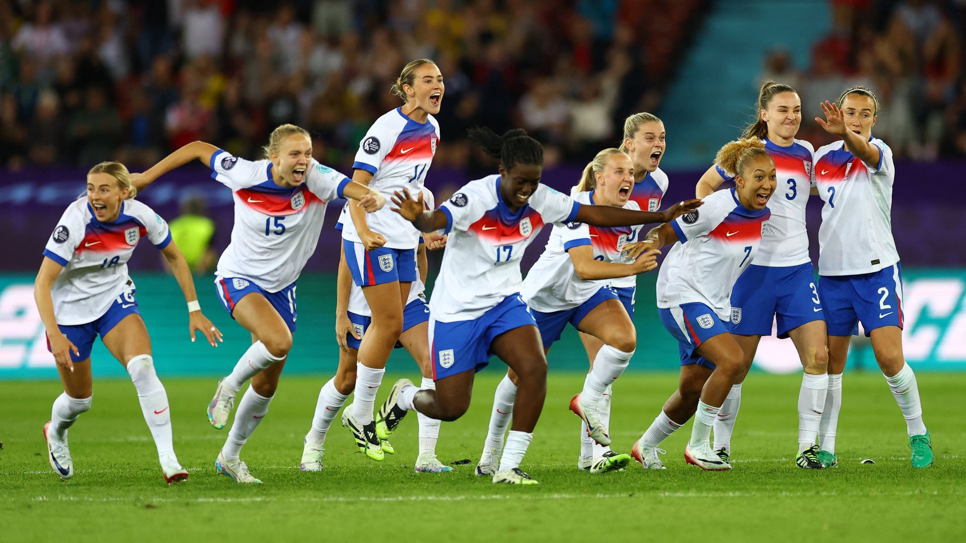Lionesses went from sloppy to celebratory in nerve-shredding euros quarter-final