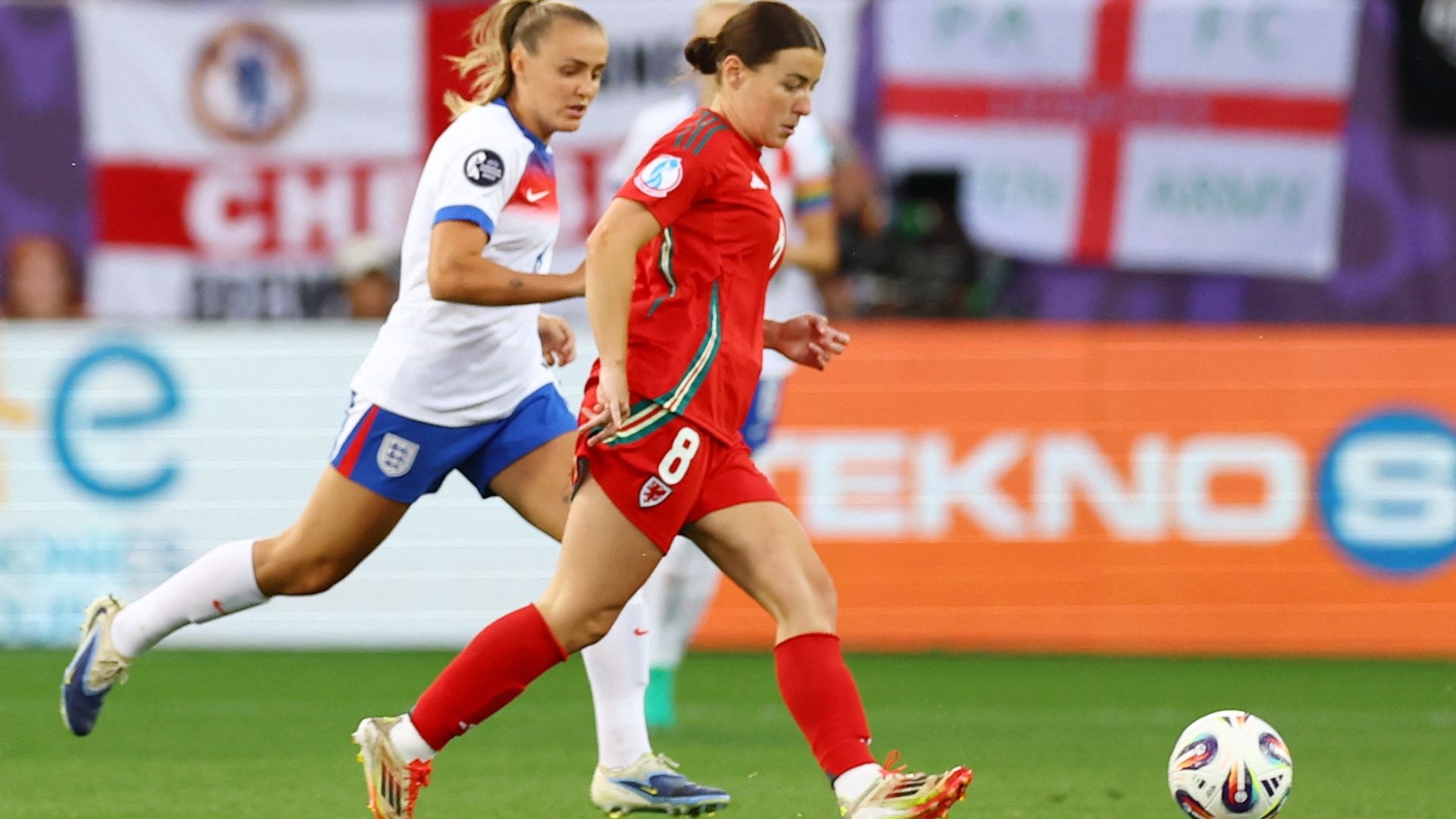 England and Wales battle it out at Women’s Euros