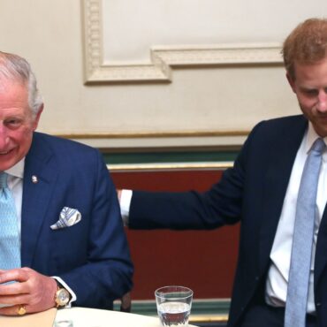 Senior aides to King and Prince Harry pictured meeting in London