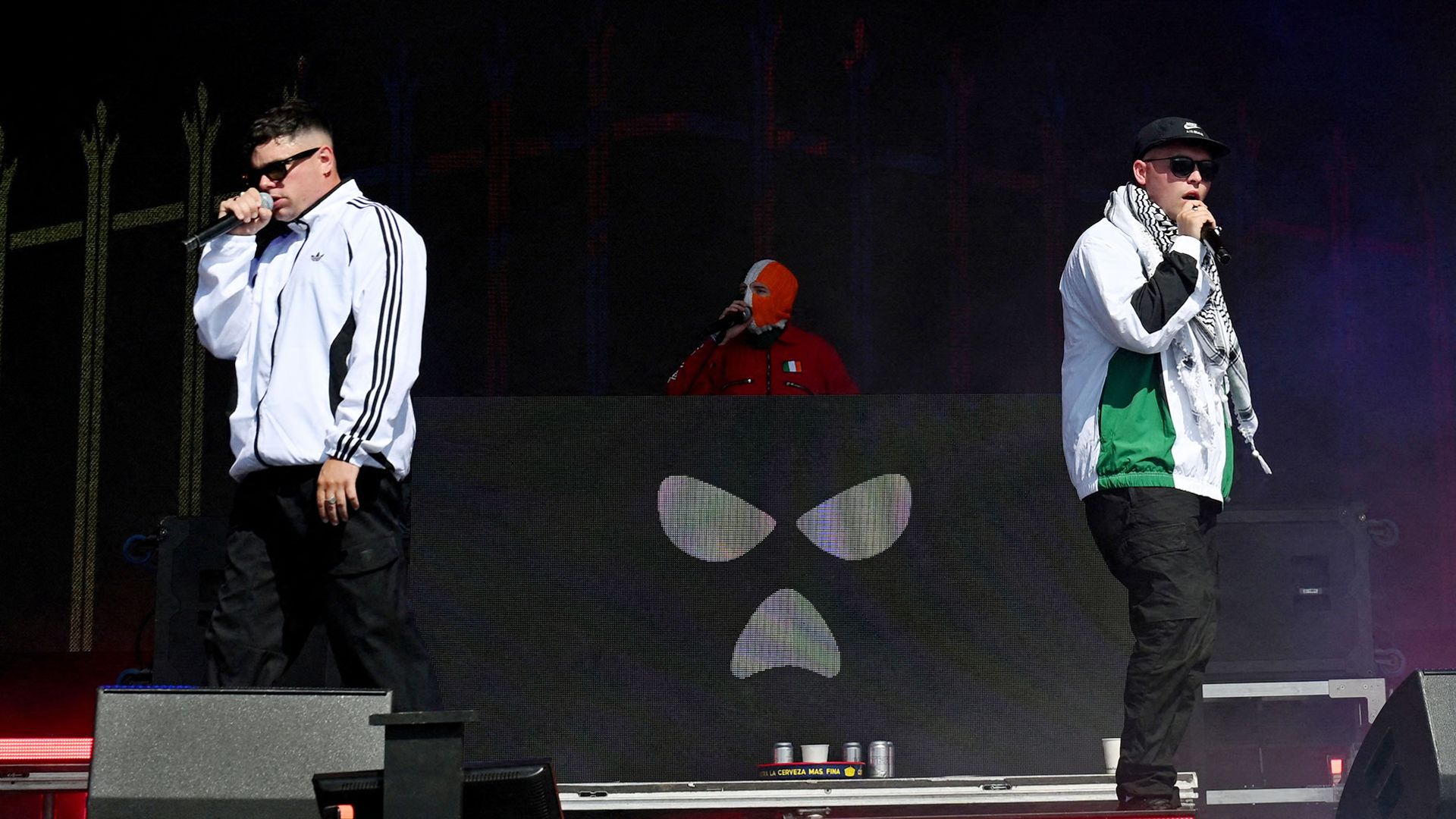 Police taking no further action over Kneecap’s Glastonbury show