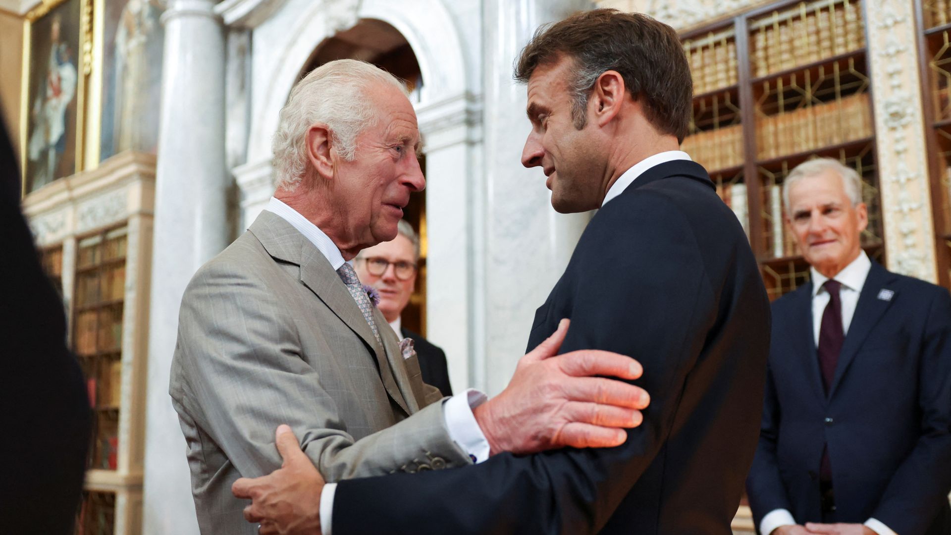 King to warn of ‘complex threats’ facing UK and France – as Macron begins his first state visit