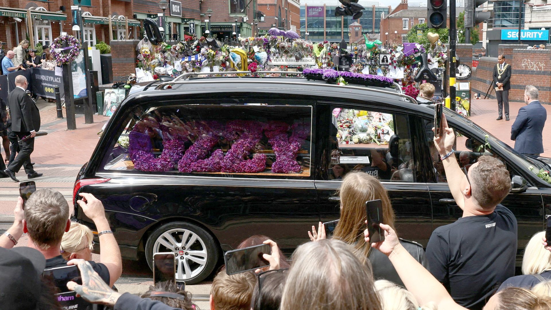 Ozzy Osbourne gets final tour of Birmingham – with fans flooding streets to pay their respects