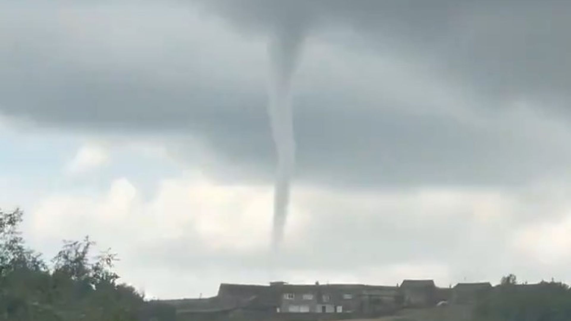 Possible tornado spotted in Yorkshire
