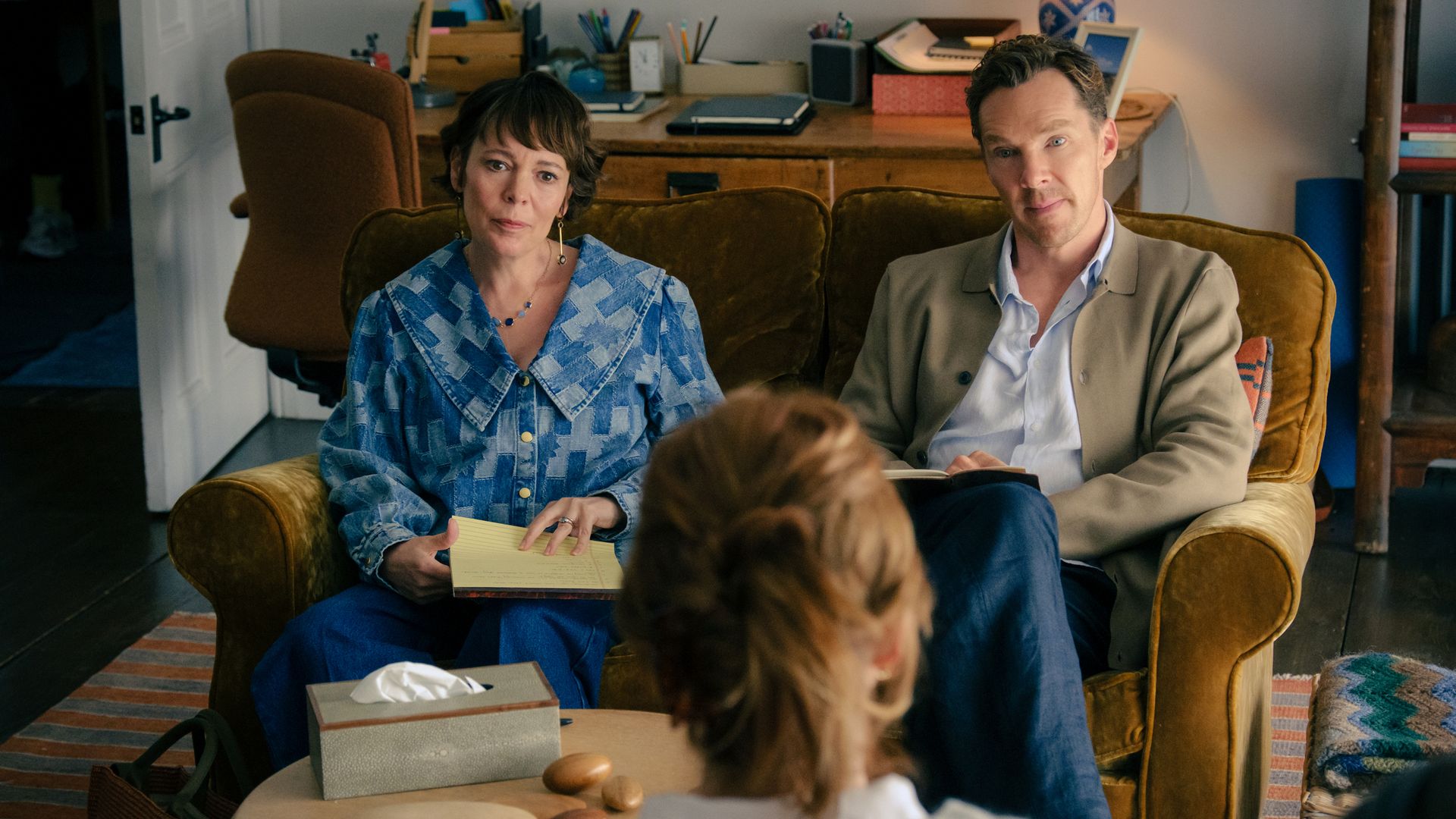 ‘I’m shocked at how fragile I am still’: Cumberbatch and Colman on protecting their sanity from perils of social media