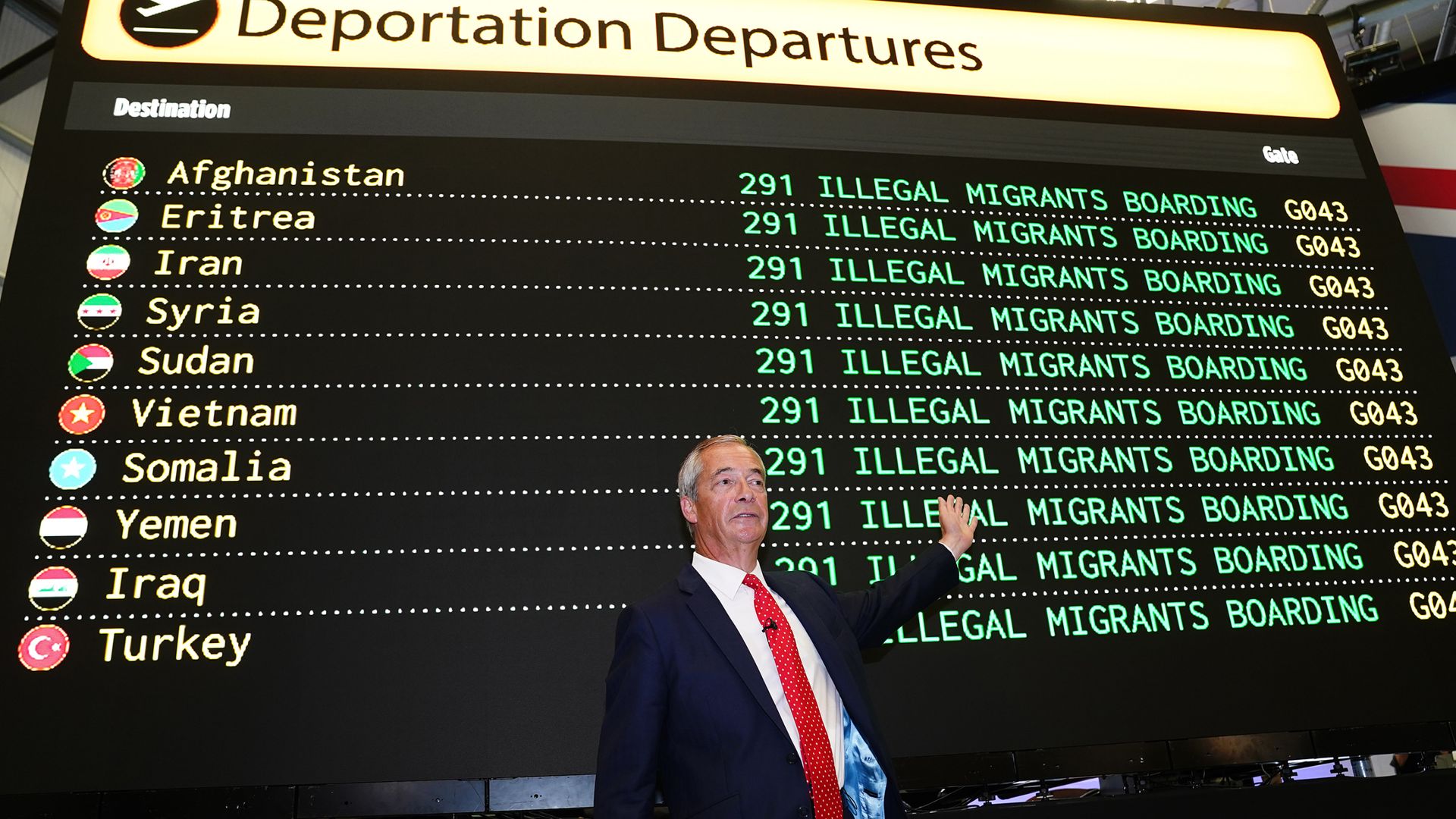 Archbishop of York sends message to Nigel Farage over migrant deportation plan