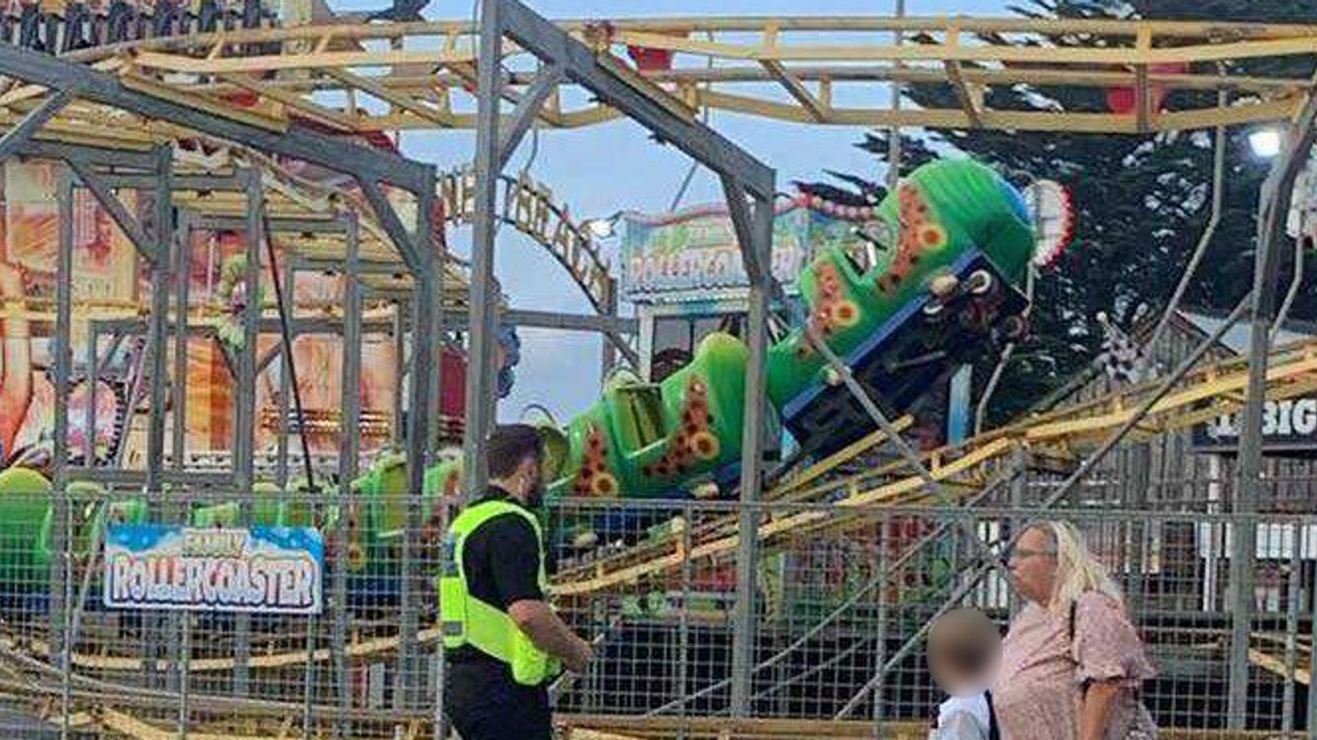 Fourteen injured after children’s rollercoaster ‘derails’ at seaside funfair