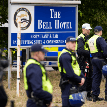 Jail warning after asylum seeker hotel violence
