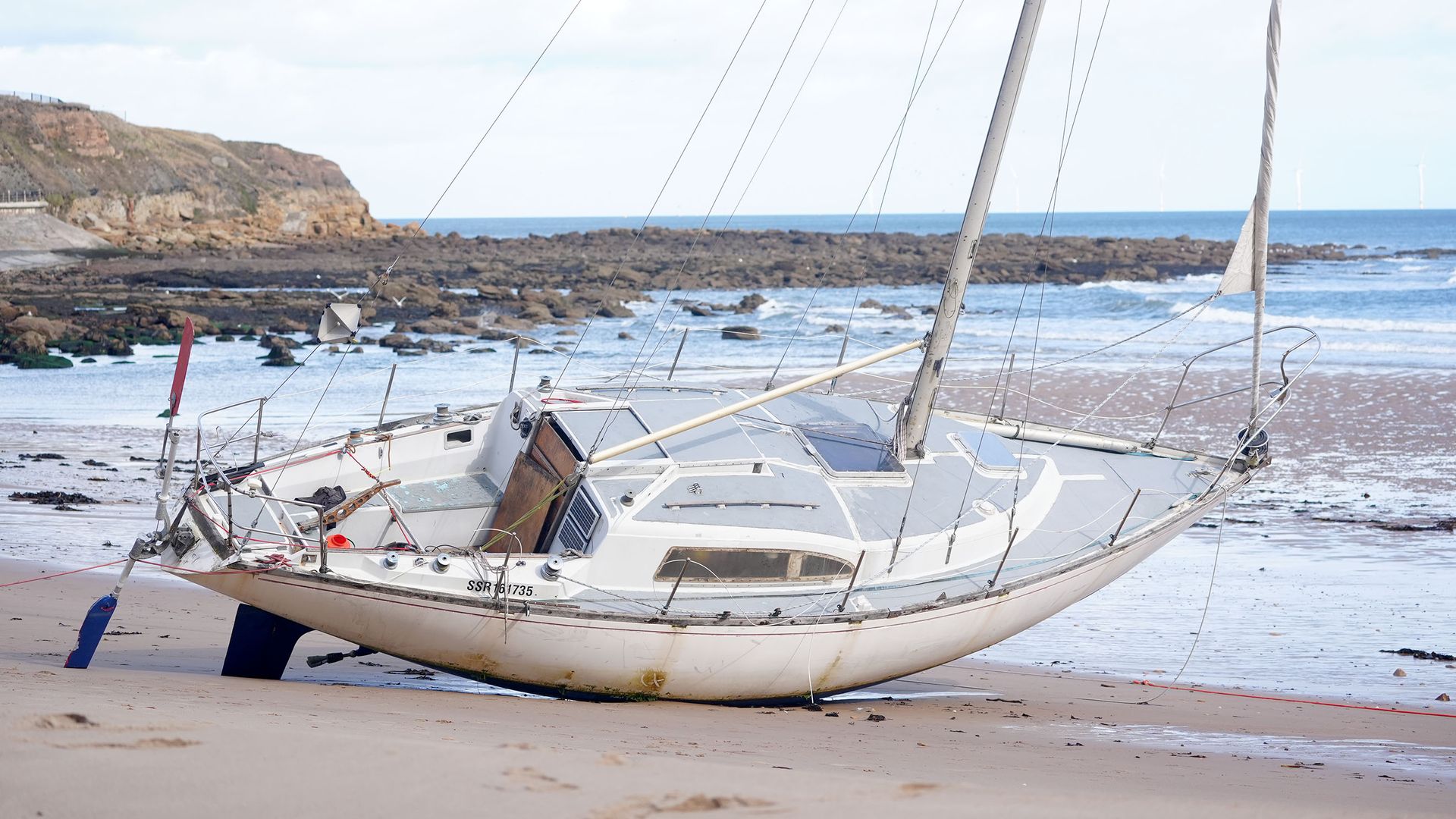 Sailor rescued from grounded boat had been at sea for 45 days