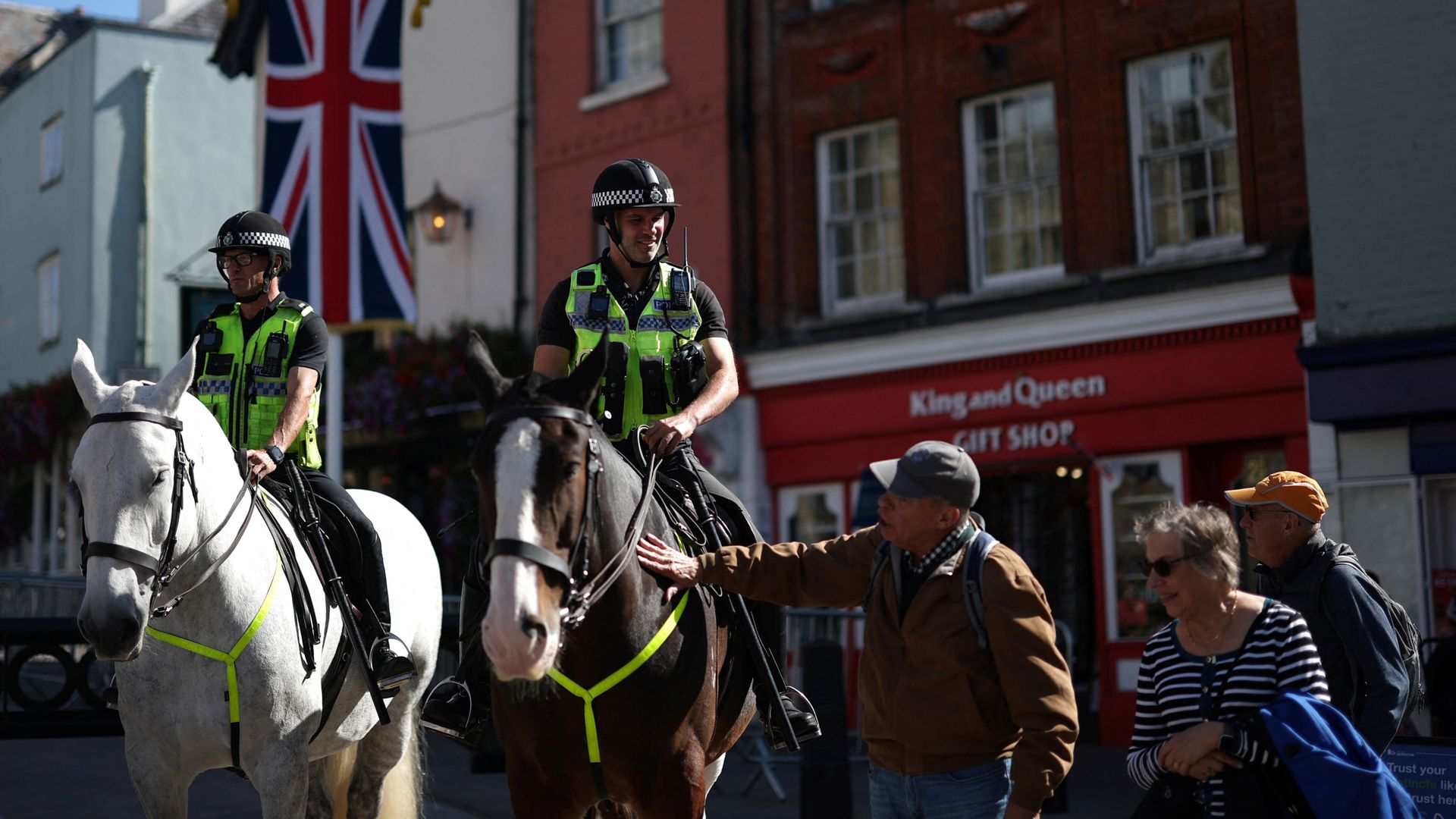 Heavy security at Windsor for Trump’s state visit feels ‘American’