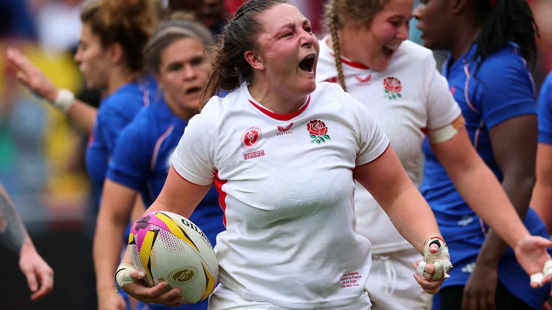 England beat France to book place in final of Women’s Rugby World Cup
