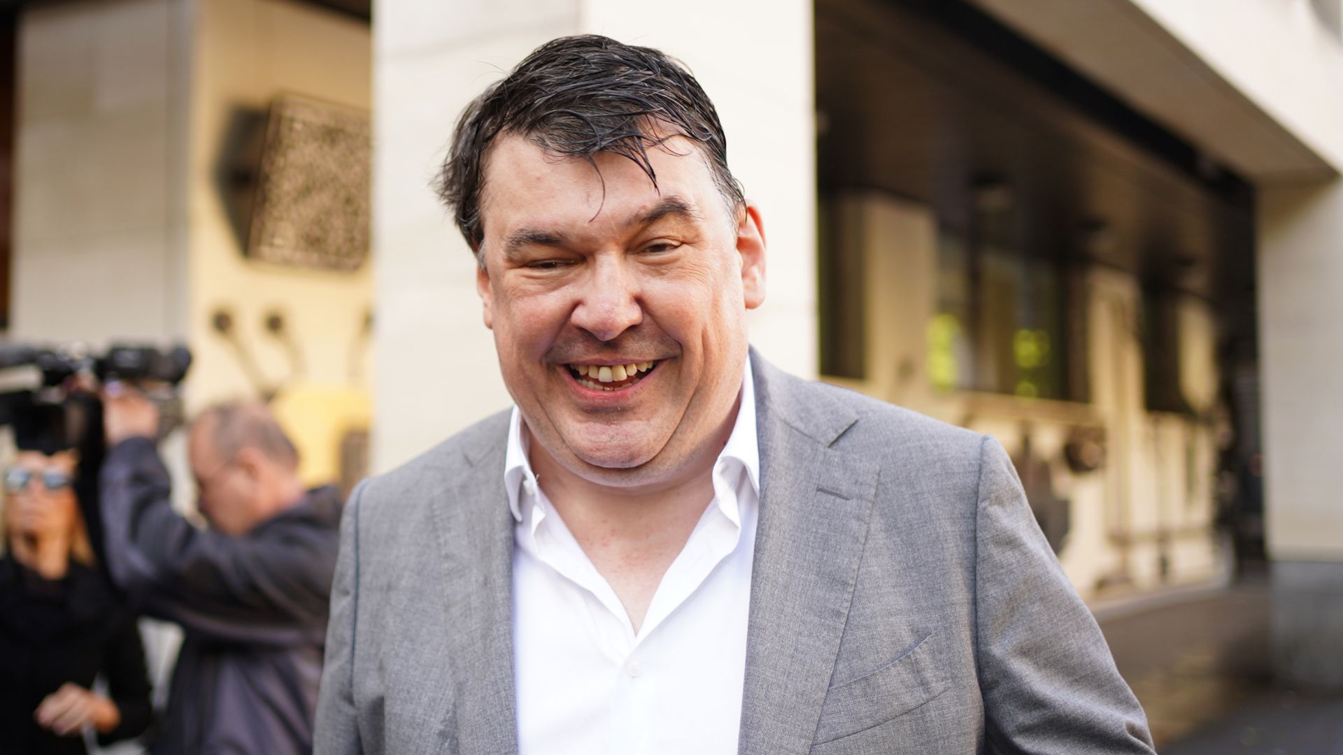 Posts by Father Ted co-creator against transgender activist were ‘oppressive’, trial hears