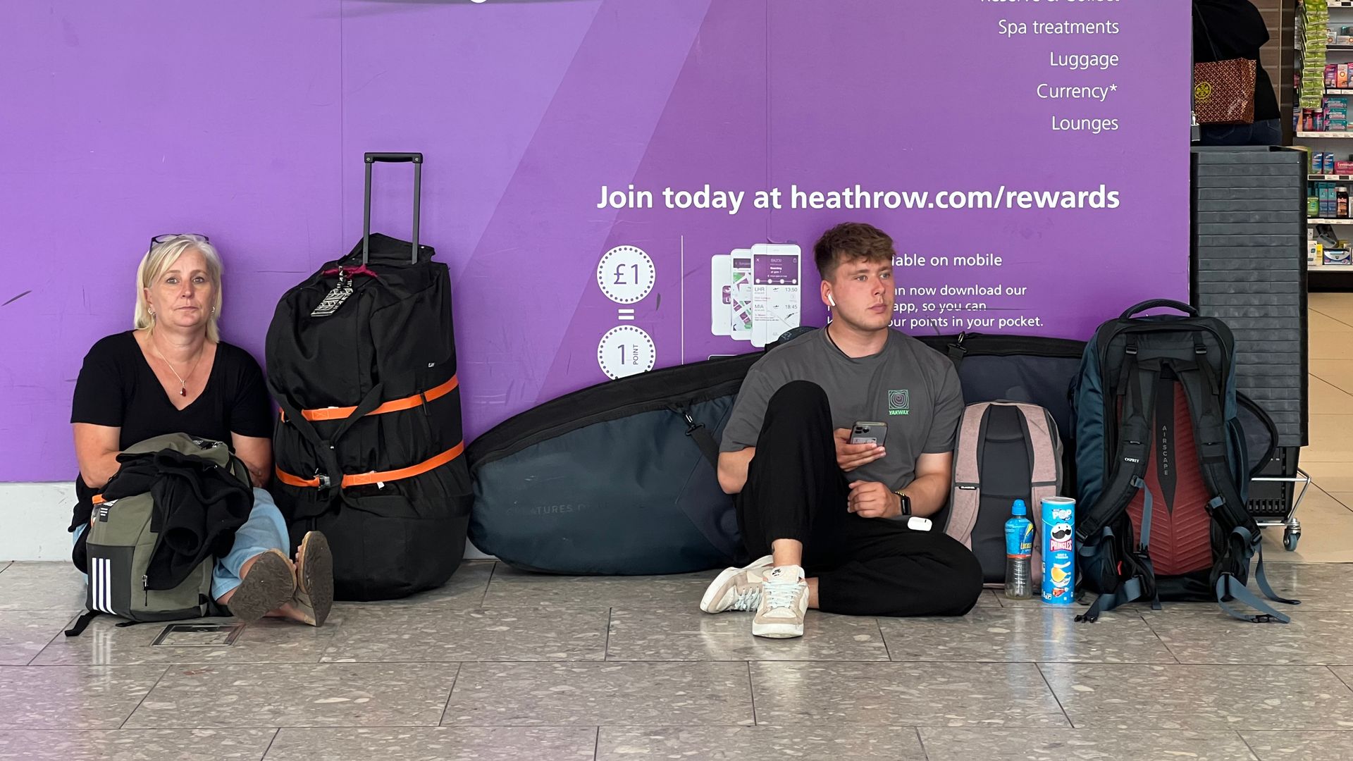 Passengers stranded by cyber attack ‘shouted at’ by staff despite ‘insane queues’ for manual check-in