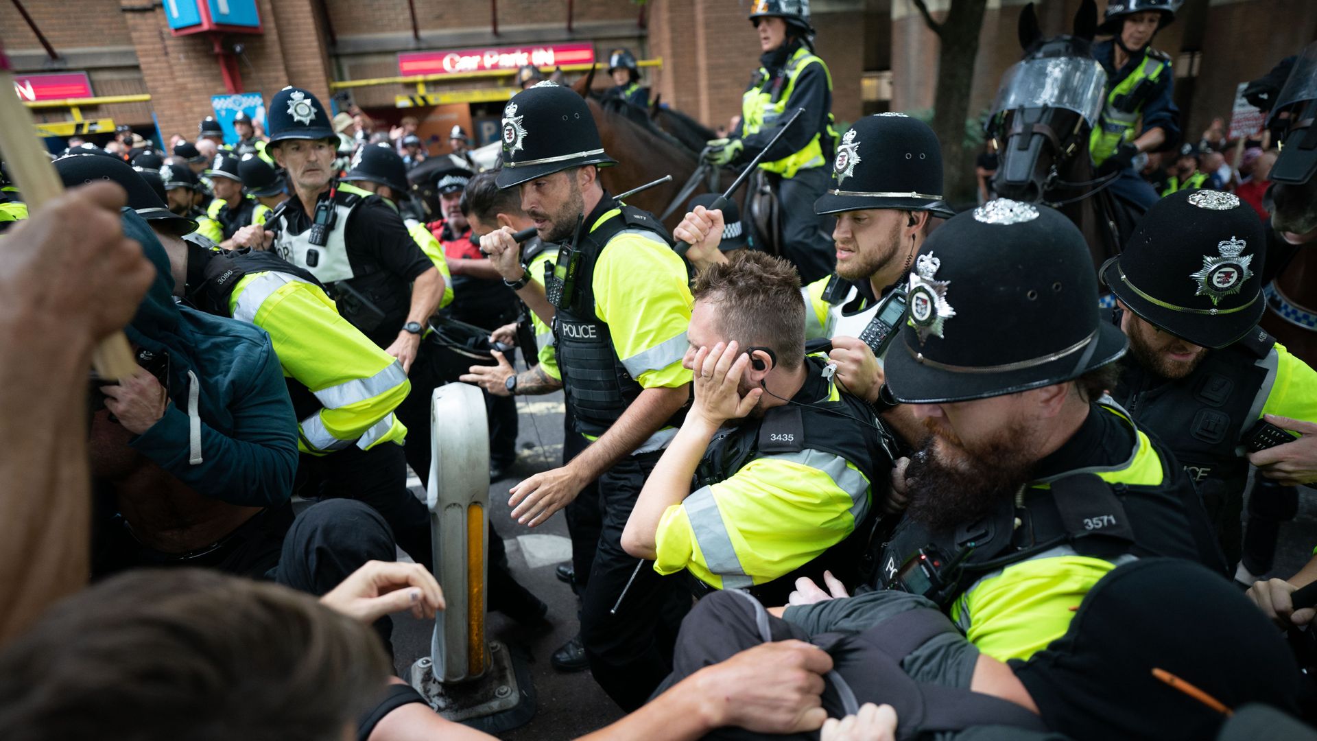 Revealed: Huge rise in protests being dealt with by police