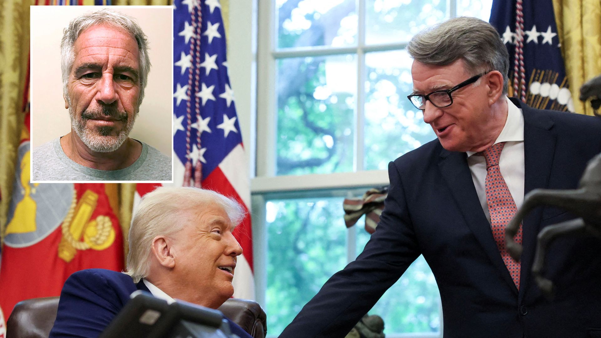 Notes from Trump and Mandelson among alleged messages in Epstein ‘birthday book’