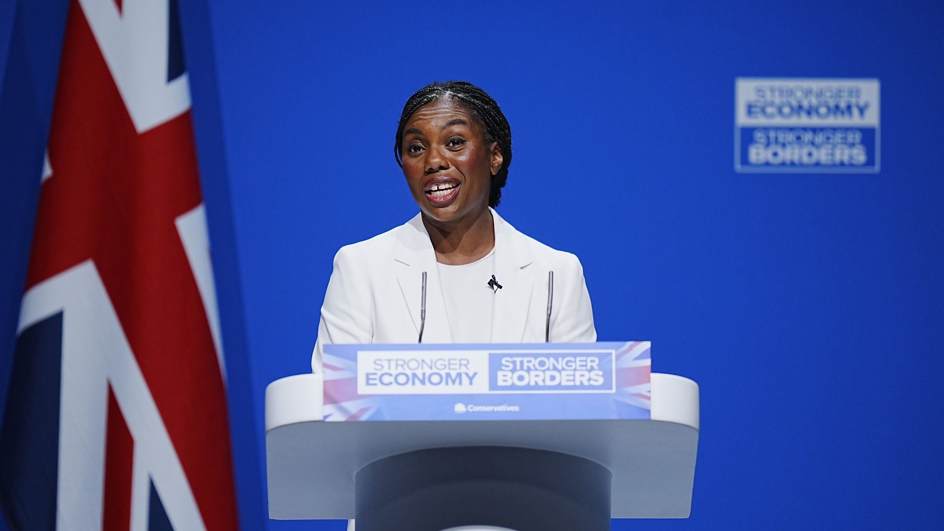 Streets of Britain have turned into ‘theatres of intimidation’, Kemi Badenoch says