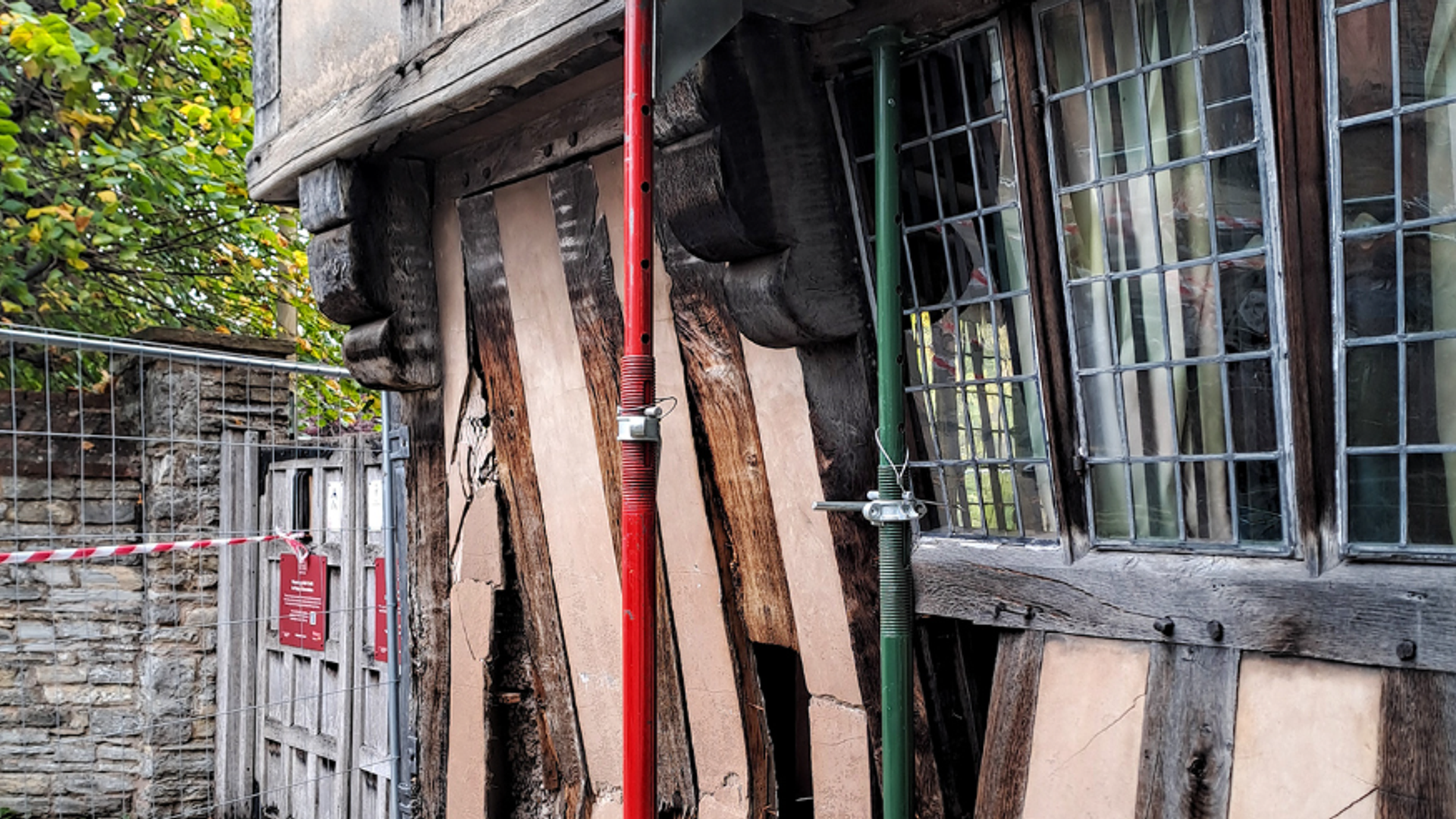 Shakespeare family home damaged by reversing driver