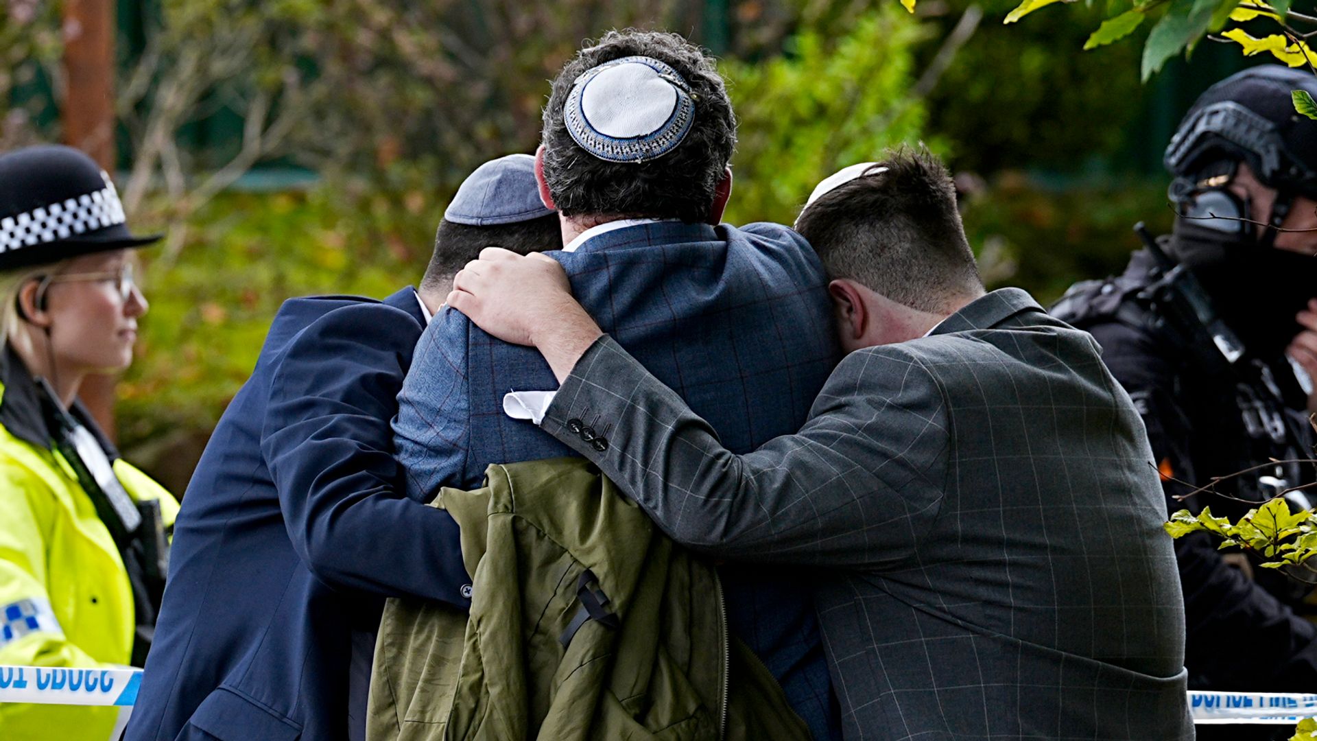 Manchester synagogue attack: The day in 10 pictures