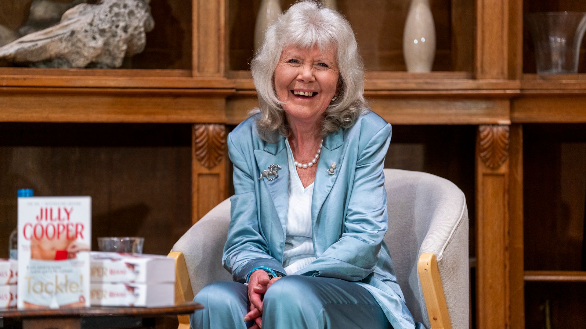 Author Dame Jilly Cooper dies after fall